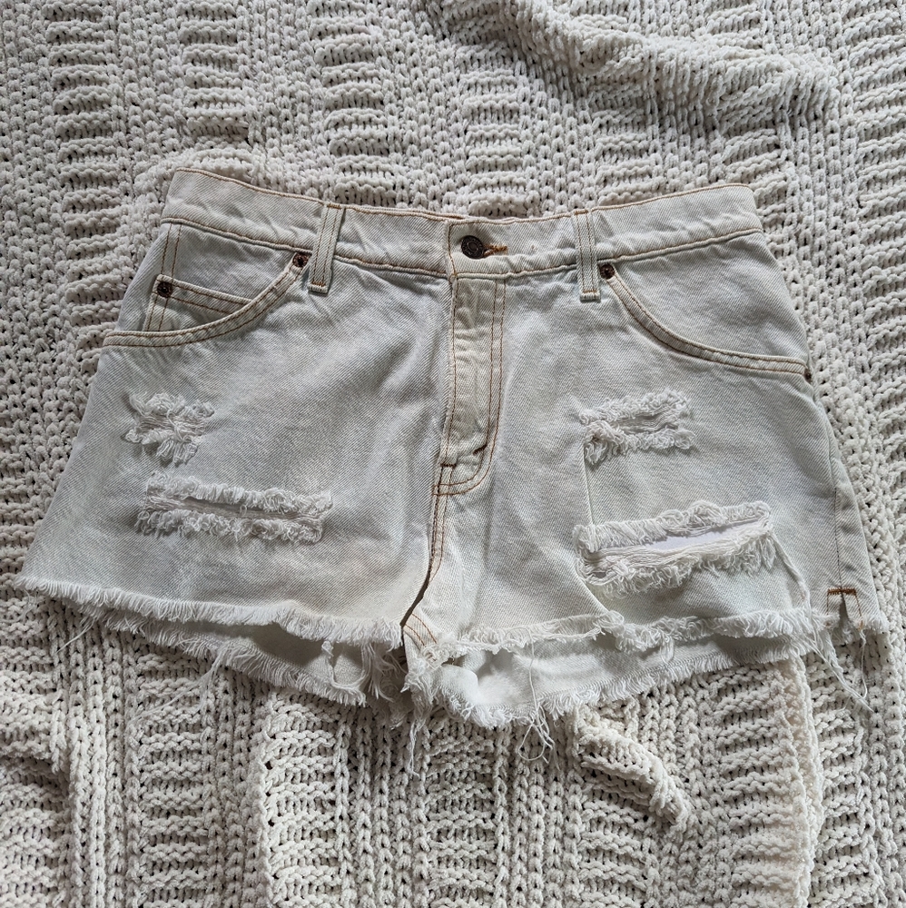 Levi's Distressed Jean Shorts